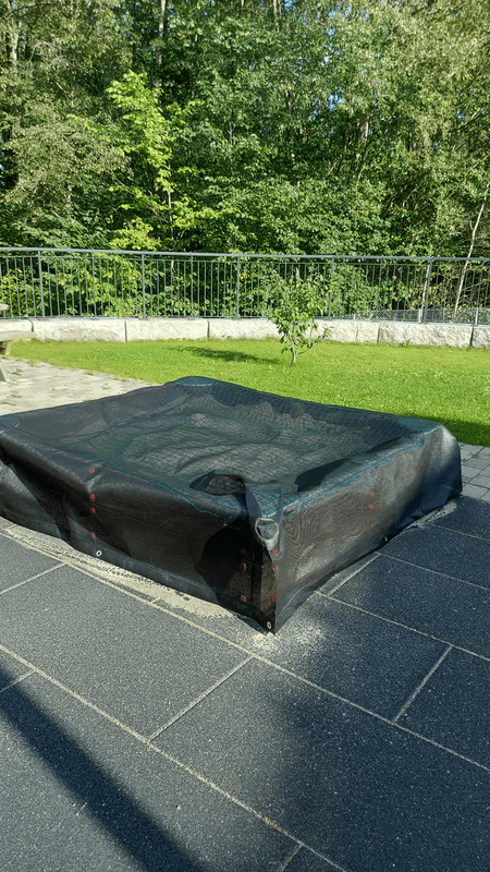 Sandkassetrekk på mål – lett, solid og vanndrenerende